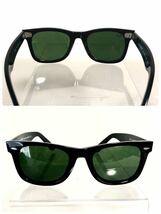 Ray-Ban レイバン　WAYFARER ウェイファーラー　RB2140 901 50□22 3N イタリア製　ブラック　プラスチック_画像3