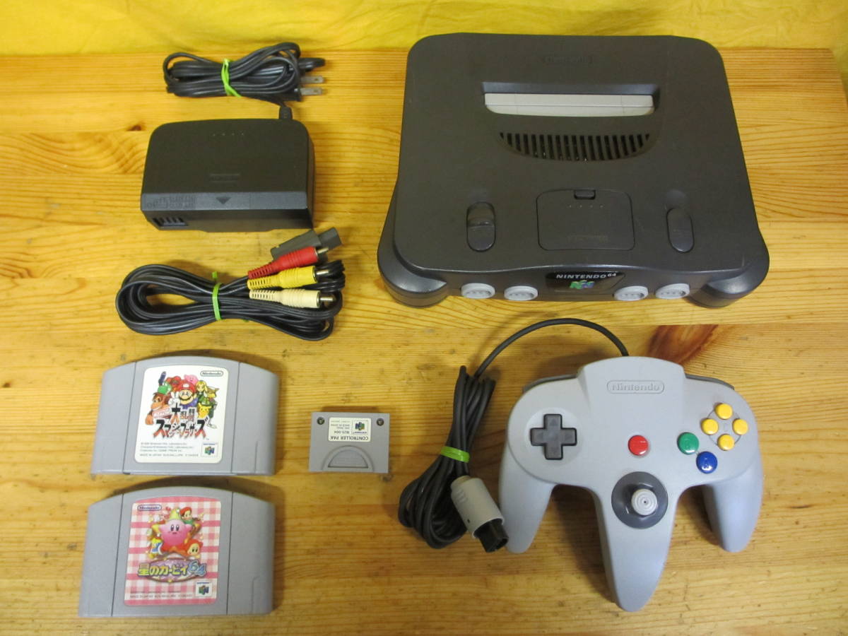 爆買い!】 ニンテンドー64(拡張パック付)本体 ソフト9本
