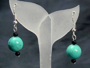 1 jpy ~# dragon ..# rare article! turquoise earrings prompt decision 