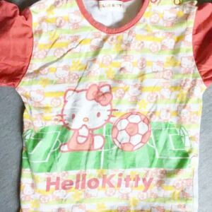 ハローキティ キッズ 女の子 Tシャツ Hello Kitty 90cm 半袖Tシャツ