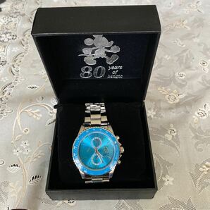 ミッキーマウス80years of Magic腕時計 Blueの画像1