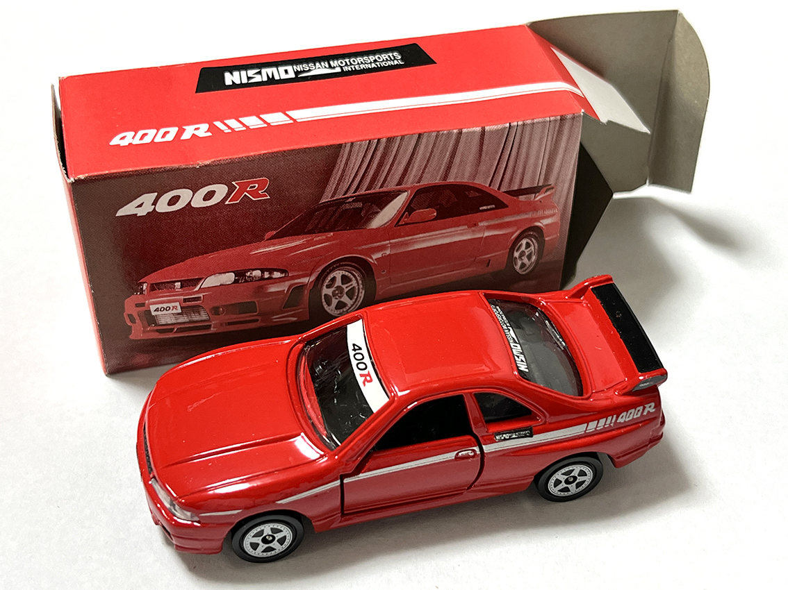 絶版 トミカ ニッサン GT-R 400R BCNR33 未使用 デカール 箱付 特注