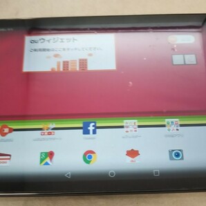 HK1417 au Qua tab 02 HWT31 HUAWEI ファーウェイ Android タブレット 簡易動作確認＆簡易清掃＆初期化OK 判定○ 送料無料 現状品