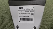 HK1494 TEC HS-560-UB-24S タッチスキャナー 東芝TEC 詳細動作未確認 現状品 JUNK_画像5