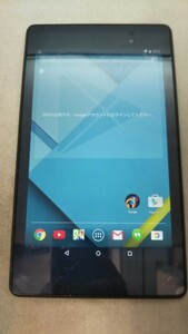 HK1423 ASUS nexus 7 K008 32GB エイスース Android タブレット 簡易動作確認＆簡易清掃＆初期化OK 判定〇 送料無料 現状品