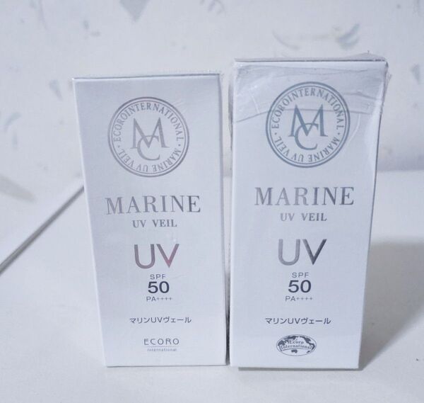 新品 マリンUVヴェール エコロインターナショナル 日焼け止め 美容 UVカット 化粧下地
