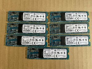 送料無料 TOSHIBA THNSNJ128GVNU 128GB M.2 7枚セット 使用時間976H～1870H★F458