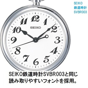 送料無料★特価 新品 セイコー正規保証付き★SEIKO ALBA アルバ メンズ腕時計 AEFJ408 10気圧防水 鉄道時計フォント★プレゼントにも最適の画像5