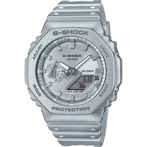 セール!★特価 新品 カシオ正規保証付き★G-SHOCK 限定品 GA-2100FF-8AJF シルバー 銀色 針 デジタル 20気圧防水 耐衝撃 メンズ腕時計