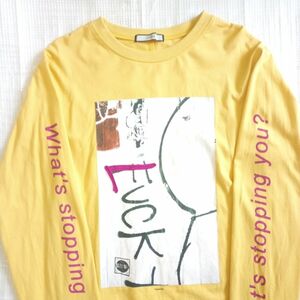 【最終お値下げ】jouetie 前面　プリント　ロンＴシャツ　Ｍサイズ