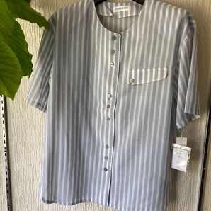 半袖ブラウス 婦人服 おばあちゃん未使用 フリーサイズ ヴィンテージ