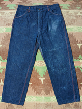 フェイド◎ 【BIG MAC】 50s Denim Work Pants / 50年代 ビッグマック デニム ワーク パンツ ペインター ビンテージ ヴィンテージ 40s60s_画像2