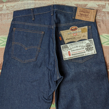 デッドストック【リーバイス 20505-0217】80s Denim Jeans 80年代 デニム パンツ ジーンズ W36 42 TALON 505 アメリカ製 ビンテージ 70s90s_画像5