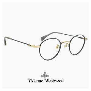 新品 ヴィヴィアン ウエストウッド メガネ 40-0002 c03 45mm レディース 小さめ Vivienne Westwood ラウンド ボストン アジアンフィット