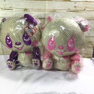 GRANDGROUNDg rug la soft toy Panda Kirakira Bick pink purple not for sale 