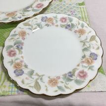 ノリタケ Noritake ADOLPHUS　プレート皿 ケーキ皿 花柄 3枚_画像4