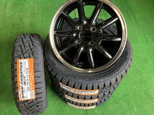 送料無料 ラジアルセット フェニーチェ RX1 14インチ トーヨータイヤ オープンカントリー RT 155/65R14 エブリィワゴン ハイゼット