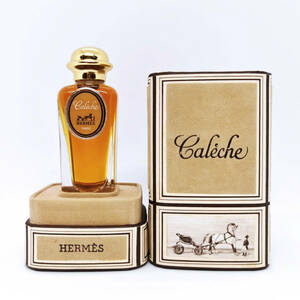 定形外対応　美品　エルメス　「カレーシュ」　パルファム　15ml　香水　HERMES Caleche parfum / extrait 1/2fl.oz vintage