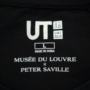 ☆UNIQLO UT プリントTシャ MUSEE DE LOUVRE×PETER SAVILLE 半袖 Tシャツ L モナリザ  ルーブルの画像7