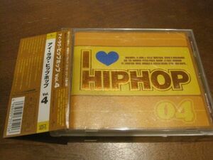 国内盤帯有CD I LOVE HIPHOP Vol.4 　ヒップホップ　コンピレーション　V.A.