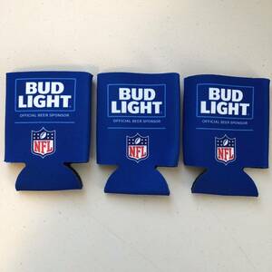 Budweiser バドワイザー　缶ビールクーラー3個　NFL