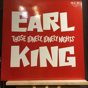 LP* domestic record EARL KING / Those Lonely Lonely Nightsa-ru* King VS 1012 New Orleans R&B blues 