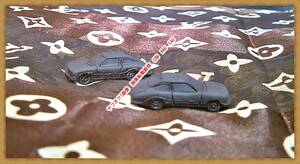  Isuzu 117 coupe supercar eraser magnet Vr 2 piece * search rare retro emo i old car domestic production car BOXY