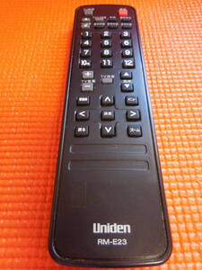 ★【中古良品】Ｕｎｉｄｅｎ（ユニデン） チューナー用リモコン：ＲＭ－Ｅ２３★