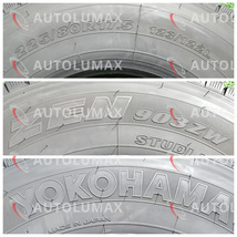 225/80R17.5 123/122L Yokohama ZEN903zw 中古 スタッドレスタイヤ 6本セット ヨコハマ U2675._画像8