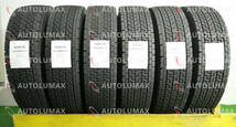 225/80R17.5 123/122L Yokohama ZEN903zw 中古 スタッドレスタイヤ 6本セット ヨコハマ U2675._画像1