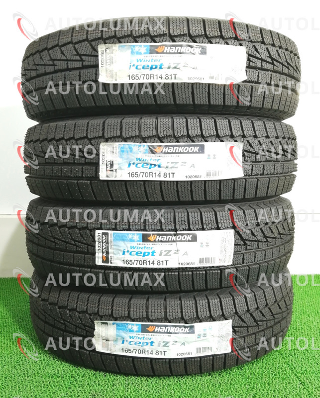 165/70R14 81T Hankook Winter icept iZ2A W626 新品 スタッドレスタイヤ 4本セット 2019年製 送料無料 165/70/14 ハンコック N2651.