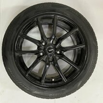 ♪送料込♪ホットスタッフ G-SPEED 1665J+48 114.3/5H　MOMOOUTRUN M3 195/55Ｒ16 2017年製 タイヤ/ホイール4本セット　『中古品』_画像2