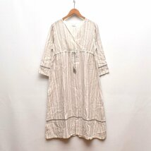 【新品未使用】W'BASIC ダブルベーシック 綿100% ワコール ワンピース SIZE:M～L ※参7150円 [S106486]_画像1