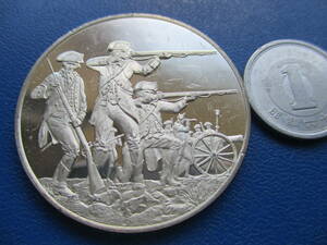 .925銀★Franklin Mint★Postmasters of America★1975年#13★ASW= 22ｇ★39mm★ホルダ無し