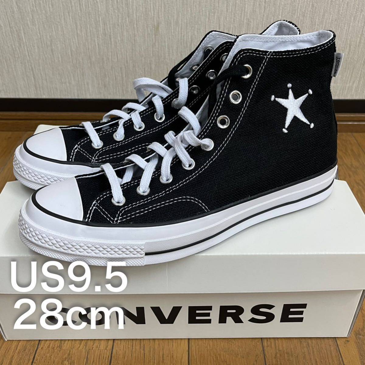 美品 レア STUSSY CONVERSE CHUCK TAYLOR 型押し - スニーカー