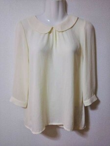 jjyk6-23 Ray Beams Ray beam z blouse tops 8 minute sleeve cream .. feeling 