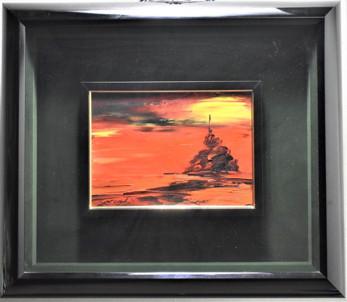 The work is a size that is easy to display and the colors are beautiful. Shoji Kimura, No. 4 oil painting Memories of Mont Saint-Michel [Masami Gallery], Painting, Oil painting, Nature, Landscape painting