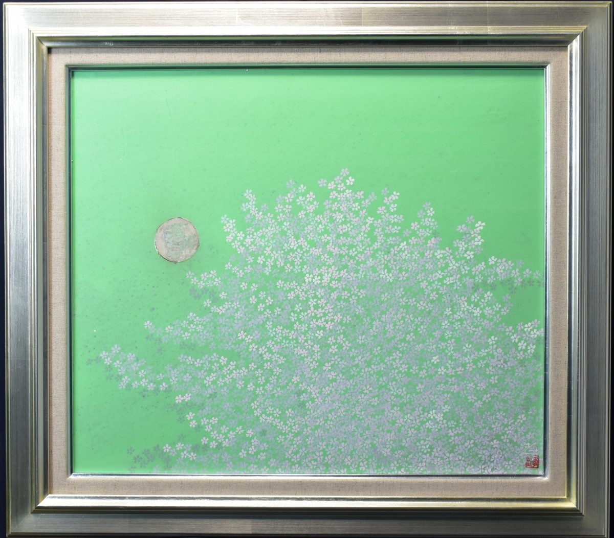 [Galerie Masamitsu - 5, 000 œuvres exposées, vous êtes sûr de trouver votre bonheur] Œuvres recommandées à trouver ! Koichi Suzuki 10F Sakura Rime Peinture japonaise, peinture, Peinture japonaise, paysage, Fugetsu