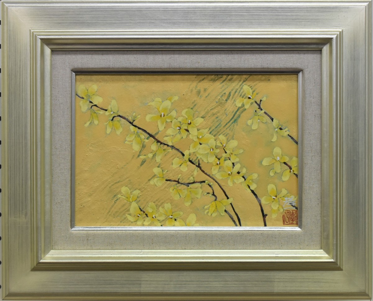 Obras recomendadas para encontrar! Koichi Suzuki SM Harunobu Pintura japonesa Galería Masamitsu, cuadro, pintura japonesa, flores y pájaros, pájaros y bestias