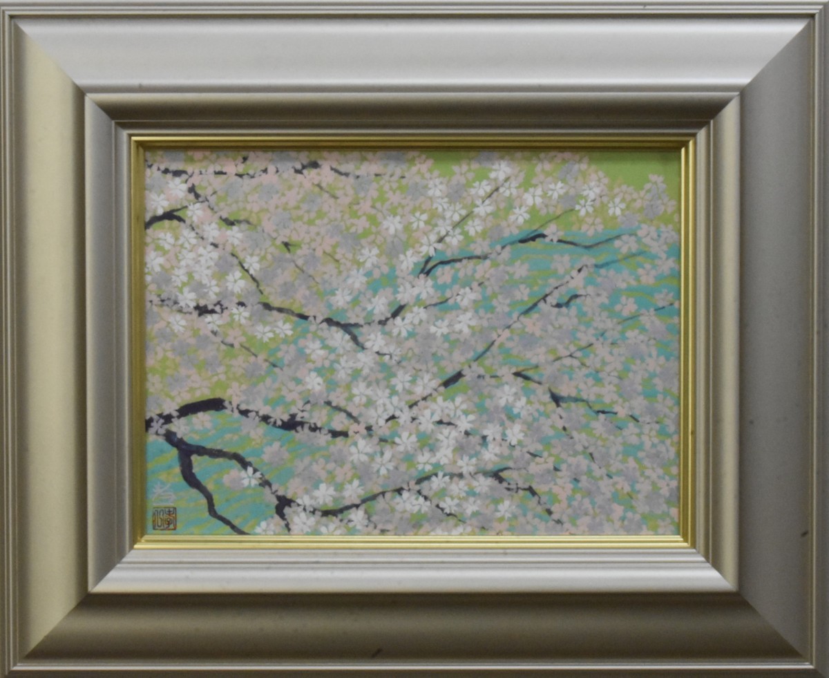 [Masamitsu-Galerie – 5000 ausgestellte Objekte] Empfohlene japanische Gemälde zum Stöbern! Koichi Suzuki Nr. 4 Promised Spring Eine der größten Kunstgalerien in Tokio 53. Gründungstag *, Malerei, Japanische Malerei, Blumen und Vögel, Vögel und Tiere