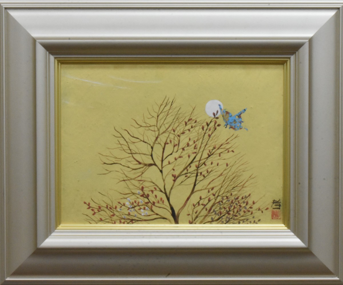 [Galería Masamitsu, 5000 artículos en exhibición] ¡Pinturas japonesas recomendadas para encontrar! Koichi Suzuki No. 4 Un día con viento, cuadro, pintura japonesa, paisaje, Fugetsu