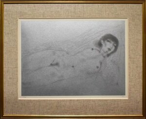 加山先生は多くの裸婦を描いて、版画にもなっています。あとはお好みです！　文化勲章受章画家　加山又造　　リトグラフ　「裸婦'79-Ⅲ」