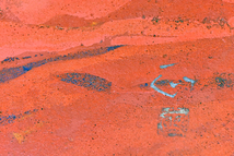 岬の広がりを朱色の色彩で特徴的に描きました！　日本芸術院会員・人気日本画家作品　村居正之　15M　「岬」【正光画廊・5500点出品中】*_画像4