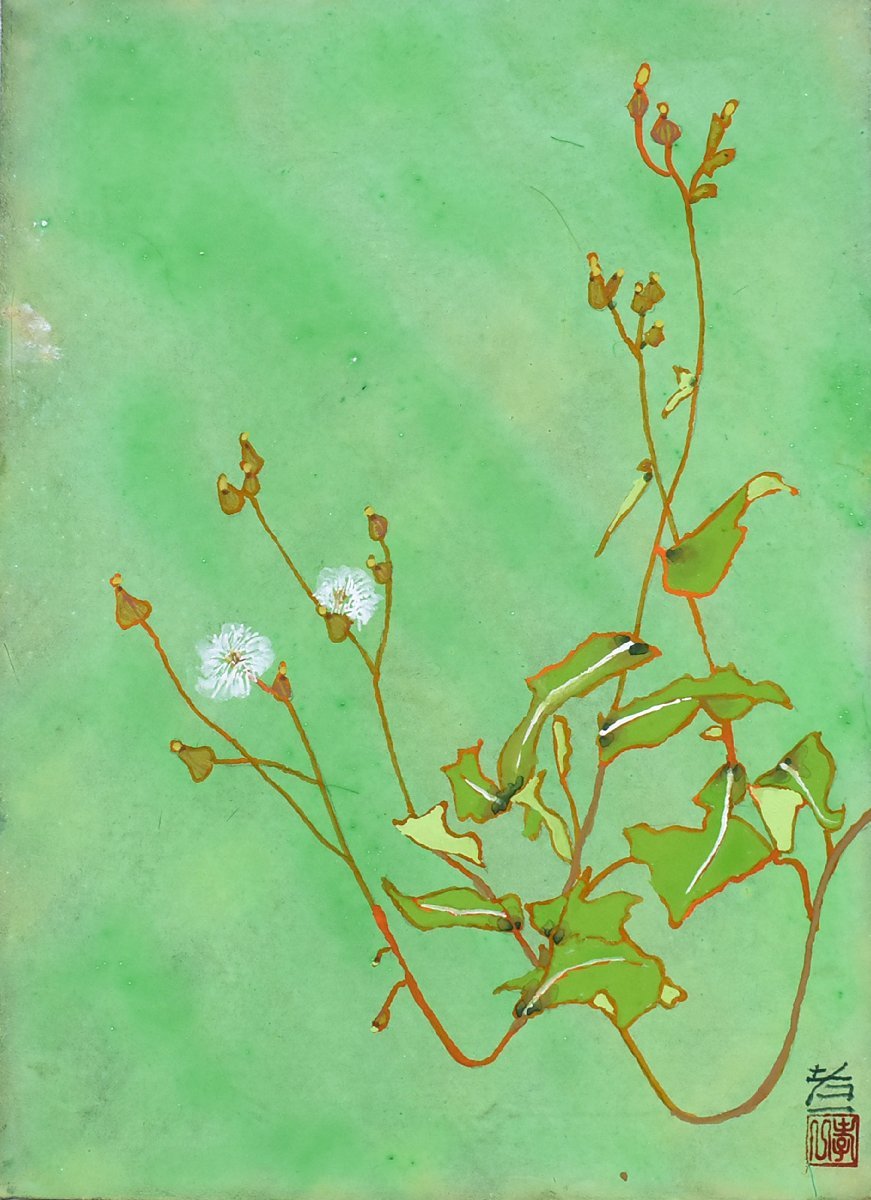 [Masamitsu-Galerie – 5, 500 Ausstellungsstücke! Finden Sie Ihr Lieblingswerk] Beliebtes japanisches Malerwerk Koichi Suzuki Nr. 4 Frühherbst mit Rahmen, Malerei, Japanische Malerei, Blumen und Vögel, Vögel und Tiere