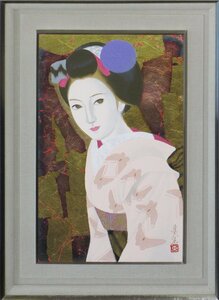 Art hand Auction Toller Fund! *Muroi Toshio Maiko 10M [Maiko-Galerie] M, Malerei, Japanische Malerei, Person, Bodhisattva