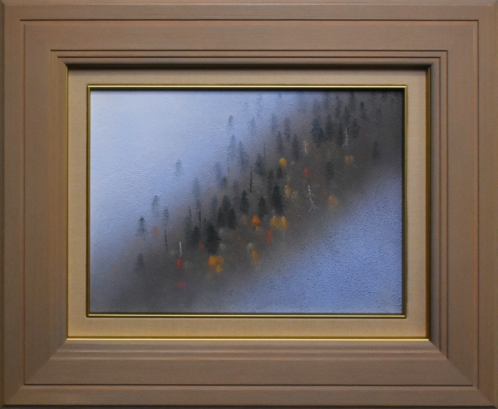 C'est un artiste talentueux diplômé de l'Université des Arts de Tokyo et un artiste très populaire. Le prix est négociable! Sasaki Yuji No. 4 Matin d'automne dans la forêt de pins Peinture japonaise [Galerie Seiko, 5000 pièces exposées]*, Peinture, Peinture japonaise, Paysage, Vent et lune