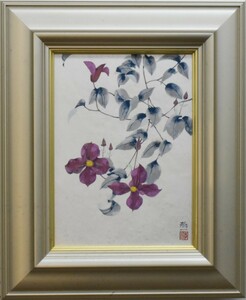 Art hand Auction [Masamitsu-Galerie, 5000 ausgestellte Objekte] Empfohlene japanische Gemälde zu finden! Koichi Suzuki Nr. 4 June Bloom, Malerei, Japanische Malerei, Blumen und Vögel, Vögel und Tiere