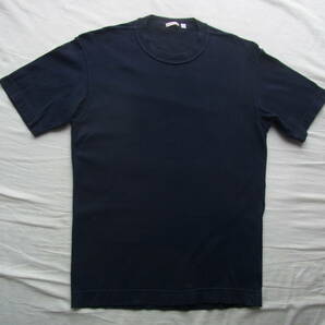 DRESSTERIOR ドレステリア コットン素材Tシャツ サイズ M ネイビー 日本製の画像1