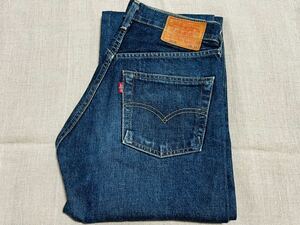 Levi's★リーバイス★503B★1992年12月製造★日本製★W28L34★15オンスデニム★ドーナツボタン★刻印J22★本革パッチ★140周年メモリアル