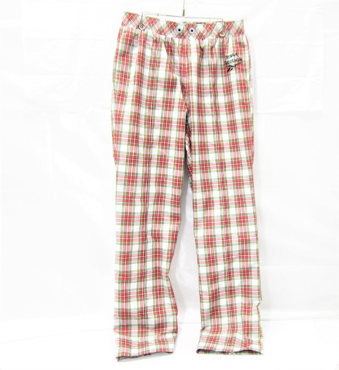 ※紐無し X-girl × Reebok PLAID PANTS SIZE:M 